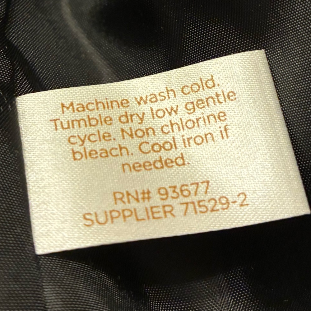 Decree Black Open Front Blazer Jacket XL New With Tags Fully Lined Faux Pockets - Picture 6 of 9